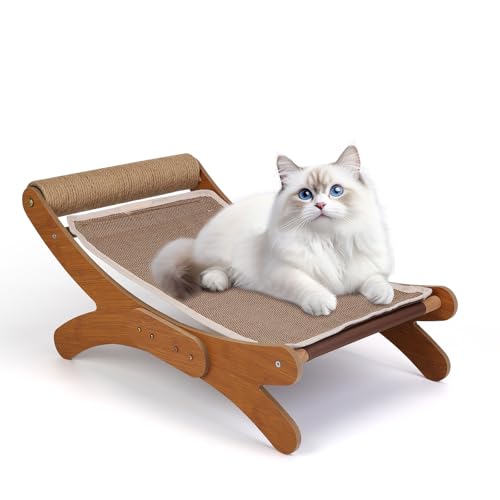 Katzenkratzstuhl, Katzenkratzer Pad, Katze Mini Stuhl mit Sisal Kratzstange, Katzen Liege mit Abnehmbarem Kratzpad für Indoor Kleine Haustiere Katzenkratzstuhl, Katzenkratzer Pad, Katze Mini Stuhl mit Sisal Kratzstange, Katzen Liege mit Abnehmbarem Kratzpad für Indoor Kleine Haustiere von Outamateur