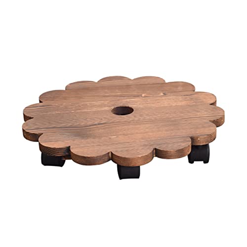 Outanaya 1 Stück Blumenroller mit Rundes Pflanzentablett Massivem für Blumentöpfe mit Ablauflöchern und Bremsen für und Außenbereich Outanaya 1 Stück Blumenroller mit Rundes Pflanzentablett Massivem für Blumentöpfe mit Ablauflöchern und Bremsen für und Außenbereich von Outanaya