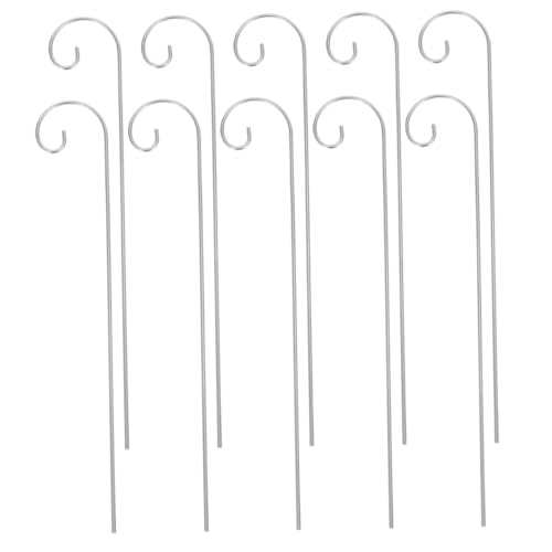 Outanaya Gartendeko Haken Robuster Laternenhaken Für Außenbereich Blumenkorbaufhänger Aus Metall Pflanzenständeraufhänger Hirtenhaken Für Garten Und Terrasse von Outanaya