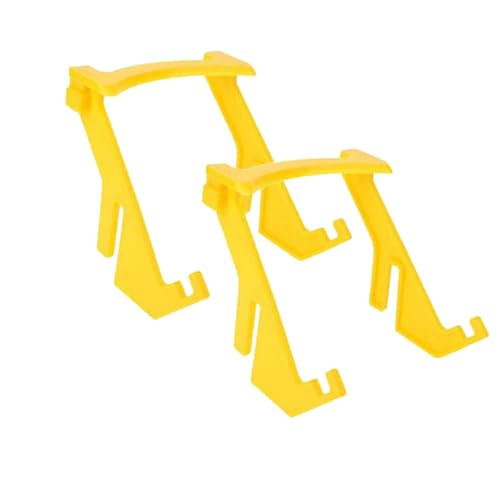 Outanaya 2 Stück Teiliges Beekeepers Tool Honigeimer Halter aus Kunststoff Praktisches Bee Holder Rack für Sicheres Entfernen und Ausgießen von Honig Gelber Honigeimerständer für Imker und von Outanaya