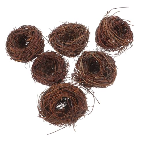 Outanaya 6stücke Miniatur Vogel Nester Ornamente Für DIY Garten Kreative Kleine Vogel Nest Dekorationen Für Ostern Und Partys Für Garten Deko Und Handwerksprojekte Outanaya 6stücke Miniatur Vogel Nester Ornamente Für DIY Garten Kreative Kleine Vogel Nest Dekorationen Für Ostern Und Partys Für Garten Deko Und Handwerksprojekte von Outanaya