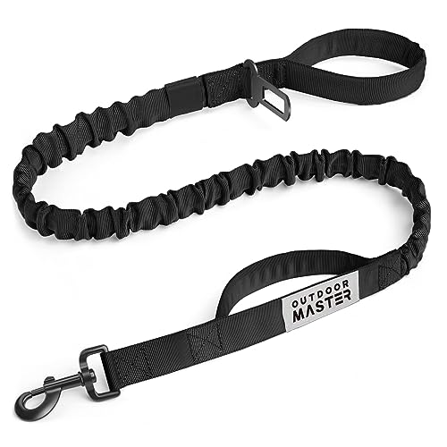 OutdoorMaster Bungee Hundeleine, verbesserte Sicherheit und Komfort für Hunde, Schwarz OutdoorMaster Bungee Hundeleine, verbesserte Sicherheit und Komfort für Hunde, Schwarz von OutdoorMaster