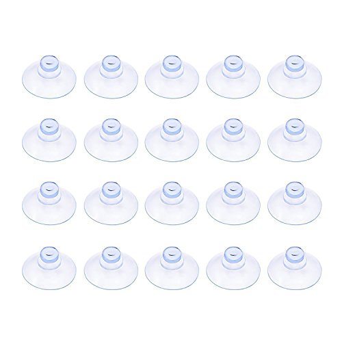 Outus kleine klare Kunststoff-Saugnäpfe ohne Haken-20 mm-20 Packungen Outus kleine klare Kunststoff-Saugnäpfe ohne Haken-20 mm-20 Packungen von Outus