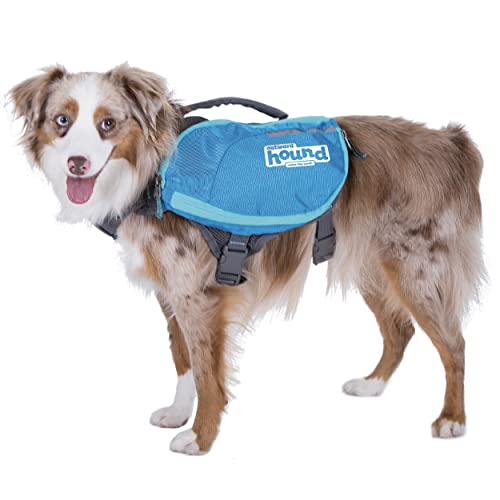 Kyjen 22003 Outward Hound DayPak Hunde-Rucksack Tasche im Satteltaschenstil, verstellbar, Größe M, blau von Outward Hound