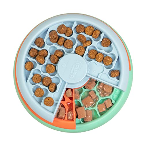 Nina Ottosson by Outward Hound Puppy Lickin' Layers Interactive Dog Puzzle Slow Feeder for Puppies, Level 2 Intermediate Dog Enrichment Toy, Multicolored von Outward Hound