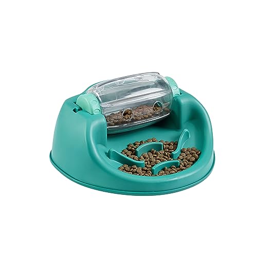 Nina Ottosson von Outward Hound Spin N' Eat Dog Food Puzzle Feeder, Green von Outward Hound