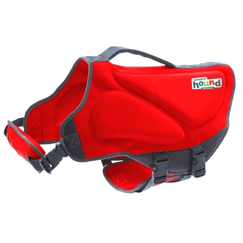 Outward Hound Dawson Swim Schwimmweste für Hunde, Größe XS, Rot von Outward Hound