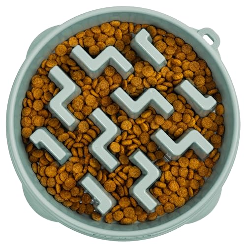 Outward Hound Fun Feeder Slo Bowl Großer Slow Feeder Hundenapf 4 Tassen Salbei von Outward Hound