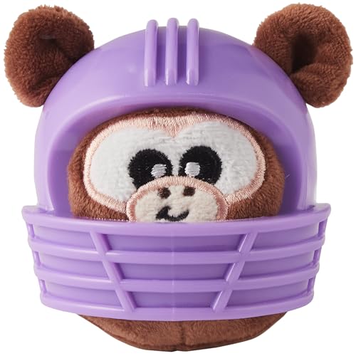 Outward Hound Helmet Headz Hundespielzeug Affe, Plüsch, quietschender Apportierball, langlebiges Hundespielzeug für aktives Spielen, mehrfarbig, klein Outward Hound Helmet Headz Hundespielzeug Affe, Plüsch, quietschender Apportierball, langlebiges Hundespielzeug für aktives Spielen, mehrfarbig, klein von Outward Hound