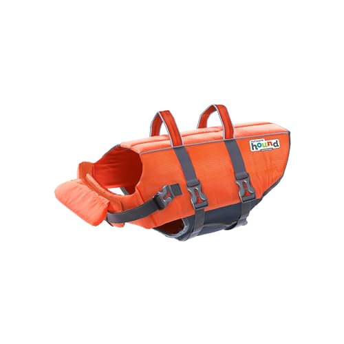 Kyjen 22020 Outward Hound Ripstop Quick Release Easy Fit Rettungsweste für Hunde, verstellbar, Größe M, orange von Outward Hound