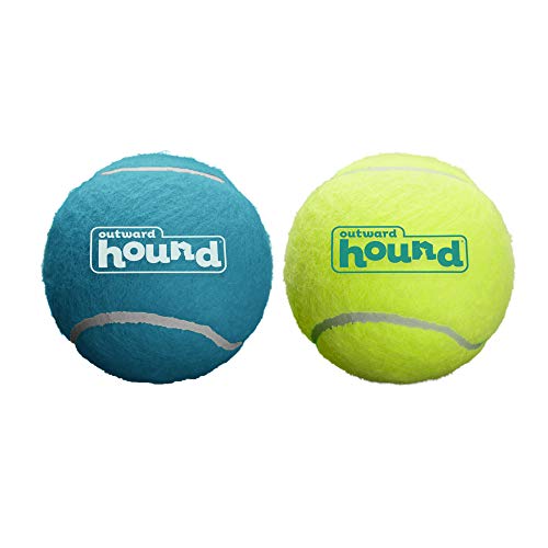 Outward Hound Squeaker Ballz Hundespielzeug zum Apportieren, Größe L, 2 Stück von Outward Hound