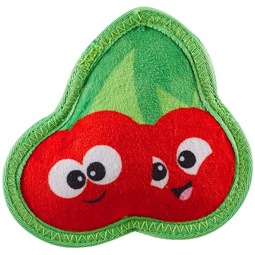 Outward Hound Tough Skinz Hundespielzeug mit Quietschelement, langlebig, mit Zwei robusten Schichten, Kirschen, Rot, Größe S Outward Hound Tough Skinz Hundespielzeug mit Quietschelement, langlebig, mit Zwei robusten Schichten, Kirschen, Rot, Größe S von Outward Hound
