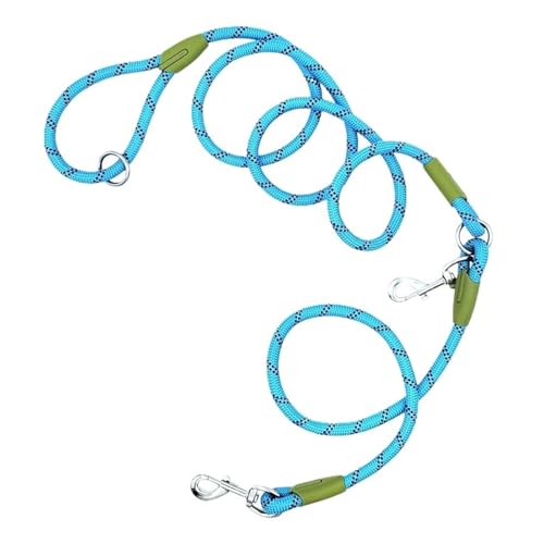Auf Lager Freihändige Reflektierende Crossbody-Schultergurt-Leine Multifunktionale Laufleine Haustierleine(Blue) von Ouxk