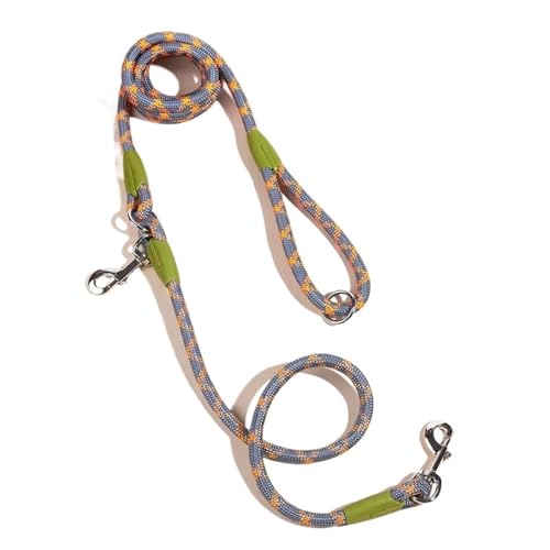 Auf Lager Freihändige Reflektierende Crossbody-Schultergurt-Leine Multifunktionale Laufleine Haustierleine(Patterned Grey) von Ouxk