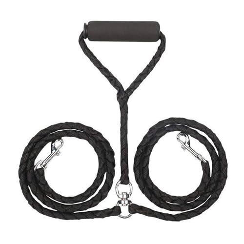 Doppeltes Hochwertiges Zugseil for Hundeleinen for 2 Hunde. Praktische Und Langlebige Leinen(B) von Ouxk