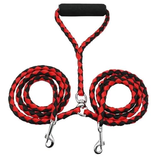 Doppeltes Hochwertiges Zugseil for Hundeleinen for 2 Hunde. Praktische Und Langlebige Leinen(R) von Ouxk