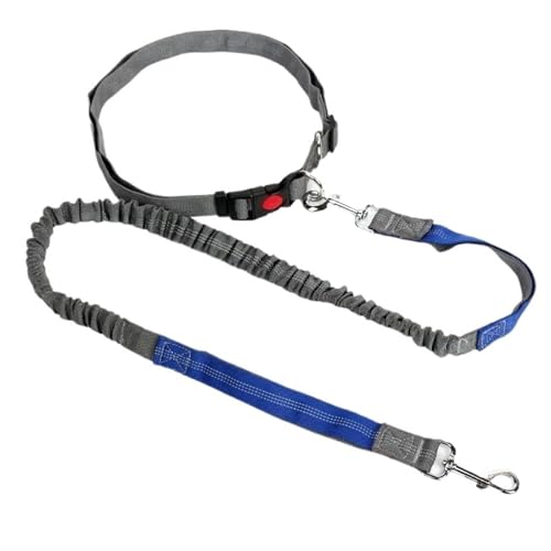 Einziehbare Hundeleine Mit Verstellbarem Taillenseil, Handfrei, Laufen, Joggen, Radfahren, Große Hunde, Haustier-Elastizität, Le&ad(01) von Ouxk