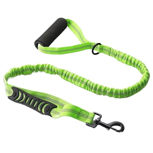 Haustier-Zugseil Explosionsgeschützte Impuls-Elastische Haustier-Leine Hundespaziergang Reflektierende Leine Haustierbedarf Hundeleine(Green) von Ouxk
