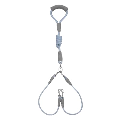 Hundeleine Walk-Hundeleine Mittlere Doppel-Hundekette Doppelleine Eine Schleppleine Zwei Leinen Mit Tierbedarf(LAN-B) von Ouxk
