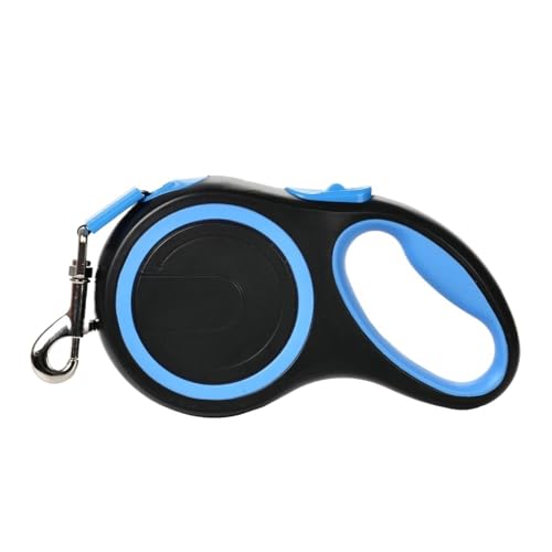 Lange, Starke Haustierleine for Große Hunde, Strapazierfähige, Einziehbare Nylon-Leine for Große Hunde, Automatisch Ausziehbares Hundeleinenseil(Blue,8m - 50 kg) von Ouxk