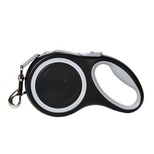 Lange, Starke Haustierleine for Große Hunde, Strapazierfähige, Einziehbare Nylon-Leine for Große Hunde, Automatisch Ausziehbares Hundeleinenseil(Gray,8m - 50 kg) von Ouxk