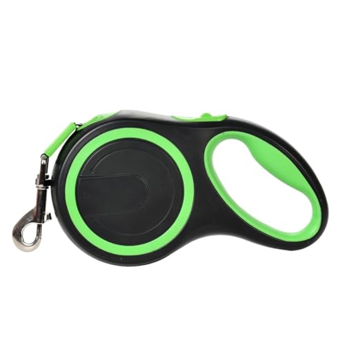 Lange, Starke Haustierleine for Große Hunde, Strapazierfähige, Einziehbare Nylon-Leine for Große Hunde, Automatisch Ausziehbares Hundeleinenseil(Green,8m - 50 kg) von Ouxk
