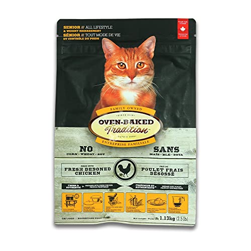 Oven Baked Tradition Cat Food Adult Senior Trockenfutter für ältere Katzen 1,13kg von Oven Baked Tradition