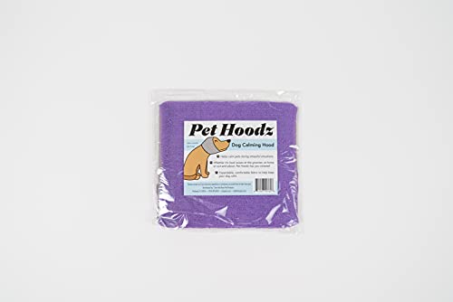 Pet Hoodz Hunde-Kapuze, beruhigend, Ohrenschutz, Kompression, Lavendel von Over The Moon Pet Products