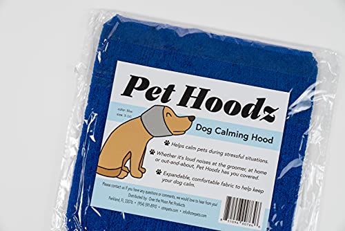 Pet Hoodz für Hunde-Angst, Fellpflege, Ohrenschützer, Hundeohrschutz, beruhigende Kapuze, Ohrkompression, Haustier-Kapuzenpullover, Hunde-Ohren-Wickel Pet Hoodz für Hunde-Angst, Fellpflege, Ohrenschützer, Hundeohrschutz, beruhigende Kapuze, Ohrkompression, Haustier-Kapuzenpullover, Hunde-Ohren-Wickel von Over The Moon Pet Products