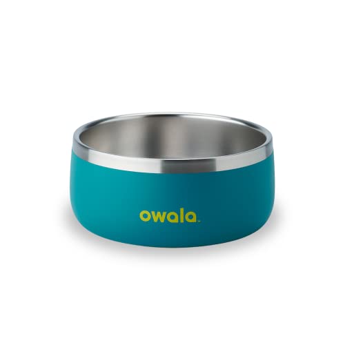 Owala Futternapf für Haustiere, Edelstahl, 680 ml, Blaugrün (Türkis und Caicos) von Owala
