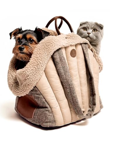 Owleys Kleine Hundetragetasche - Hundetasche - Welpentrage für kleine Hunde 0-6,8 kg - Beige Owleys Kleine Hundetragetasche - Hundetasche - Welpentrage für kleine Hunde 0-6,8 kg - Beige von Owleys