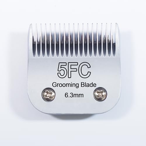 OwnLifeYF Abnehmbare Scherklinge aus Stahl, 5F, 6,3 mm, kompatibel mit den meisten Andis/Oster/Wahl A5 Hundepflege-Haarschneidemaschinen, hergestellt aus japanischem Hartstahl OwnLifeYF Abnehmbare Scherklinge aus Stahl, 5F, 6,3 mm, kompatibel mit den meisten Andis/Oster/Wahl A5 Hundepflege-Haarschneidemaschinen, hergestellt aus japanischem Hartstahl von OwnLifeYF