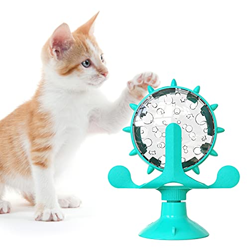 OwnLifeYF Haustierzubehör Windmühle Katzen Hunde Spielzeug Katzenzubehör Lustige Katze Leckage Ball Automatischer Futterautomat Katzenspielzeug Interaktiv Blau OwnLifeYF Haustierzubehör Windmühle Katzen Hunde Spielzeug Katzenzubehör Lustige Katze Leckage Ball Automatischer Futterautomat Katzenspielzeug Interaktiv Blau von OwnLifeYF