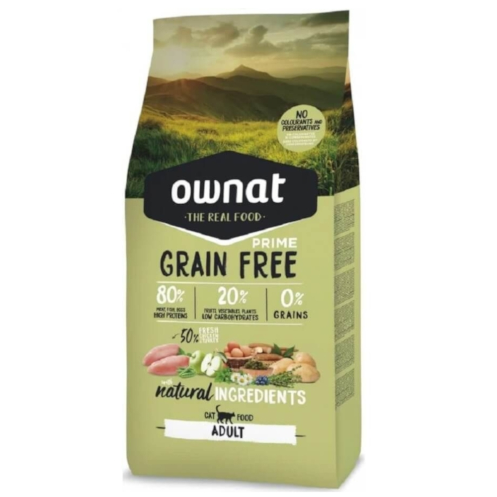 Ownat Cat Grain Free Prime Huhn - Sparpaket: 2 x 8 kg von Ownat Grain Free Prime