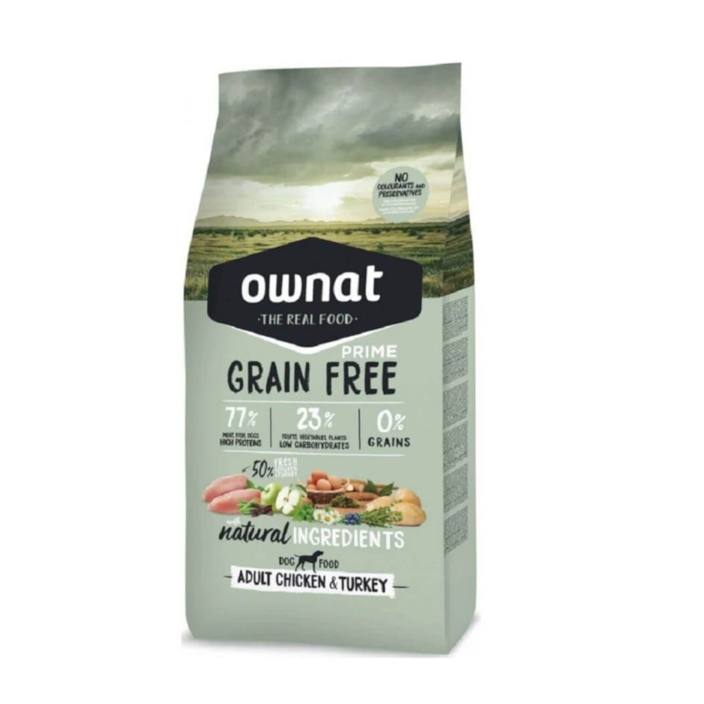 Ownat Dog Grain Free Adult Huhn - 3 kg von Ownat Grain Free Prime