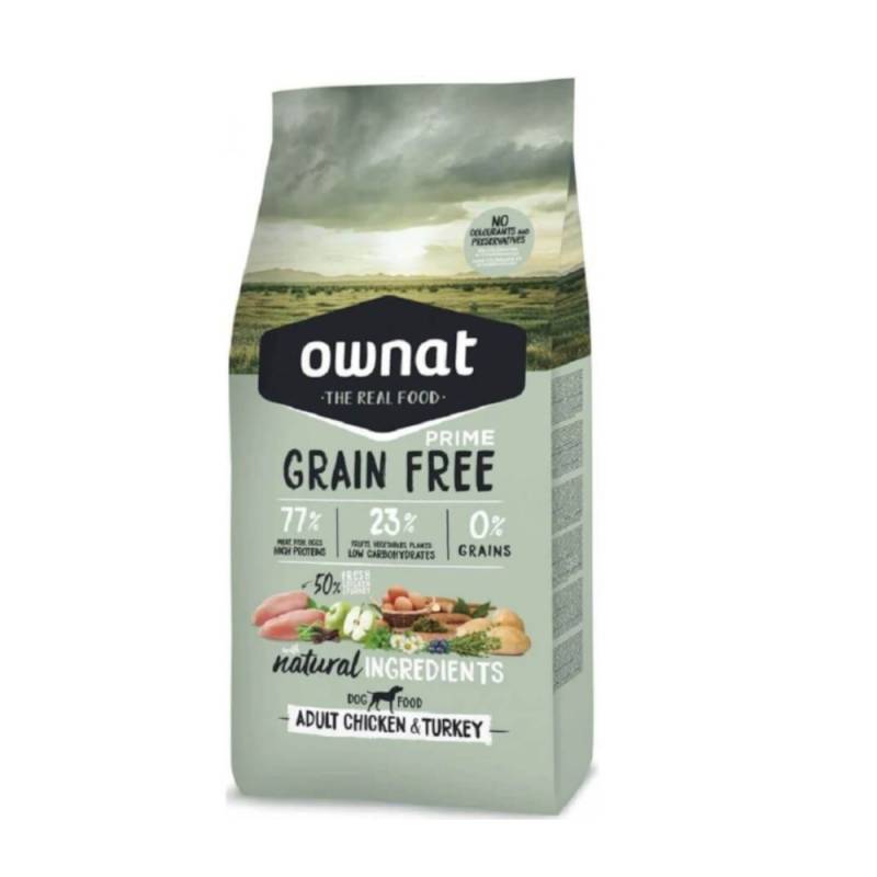 Ownat Dog Grain Free Adult Huhn - 3 kg von Ownat Grain Free Prime