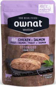Ownat Cat Wet Sterilized Chicken & Lachs, 85 g, 1020 g Ownat Cat Wet Sterilized Chicken & Lachs, 85 g, 1020 g von Ownat