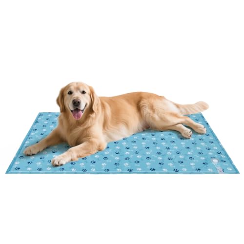 Ownpets 120x80CM große Kühlmatte Grün XXL von Ownpets