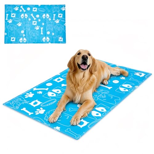 Ownpets 120x80CM große Kühlmatte für Hunde XXL von Ownpets