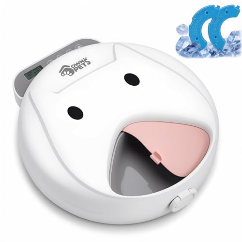 Ownpets Automatischer Katzenfutterautomat für Nass/Trockenfutter von Ownpets