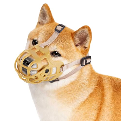 Ownpets Maulkorb Hund, Maulkorbfür Mittlere Hunde, Maulkorb Schäferhund, Silicone Dog Muzzle, Maulkorb für Hunde, Khaki, L Ownpets Maulkorb Hund, Maulkorbfür Mittlere Hunde, Maulkorb Schäferhund, Silicone Dog Muzzle, Maulkorb für Hunde, Khaki, L von Ownpets