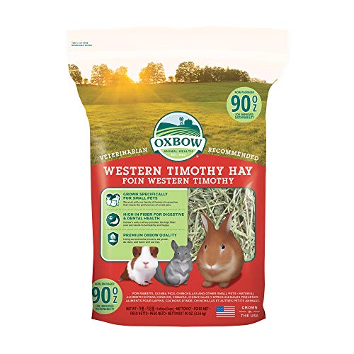 Oxbow Animal Health 114411/194 Western Timothy Hay for Rabbits Guinea Pigs Chinchillas 90z von Oxbow Animal Health