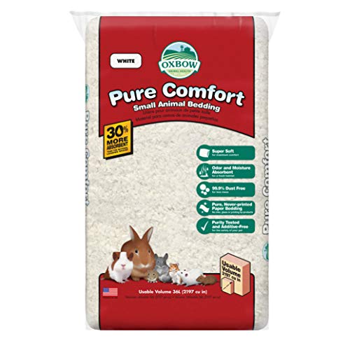 Oxbow Pure Comfort Kleintier-Bettwäsche – Geruchs- und Feuchtigkeitsabsorbierend, staubfreie Bettwäsche für Kleintiere, weiß, 36 Liter Beutel Oxbow Pure Comfort Kleintier-Bettwäsche – Geruchs- und Feuchtigkeitsabsorbierend, staubfreie Bettwäsche für Kleintiere, weiß, 36 Liter Beutel von Oxbow