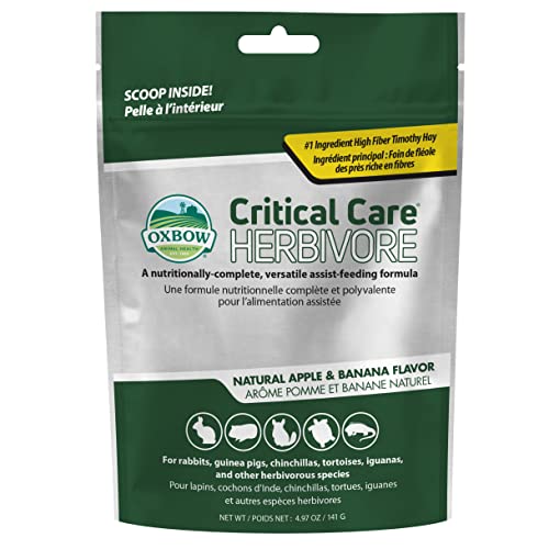 Oxbow Animal Health Critical Care, Herbivore, Apfel-Banana-Geschmack, 141 g Beutel Oxbow Animal Health Critical Care, Herbivore, Apfel-Banana-Geschmack, 141 g Beutel von Oxbow