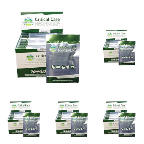 Oxbow Critical Care Food für Rekonvaleszente Pflanzenfresser, ‎36 g (5er Pack) von Oxbow