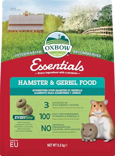 Oxbow Essentials Hamster- und Rennmausfutter – 0,5 kg von Oxbow