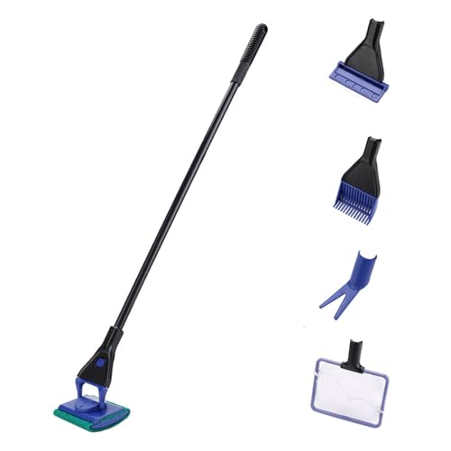 Oxtxuzdm Multiunction Fish Tanks Scrubber Set Aquarien Glasreiniger Langes Werkzeug Wassergarnelzubehör Multifunktionale Fischtanks Scrubber von Oxtxuzdm