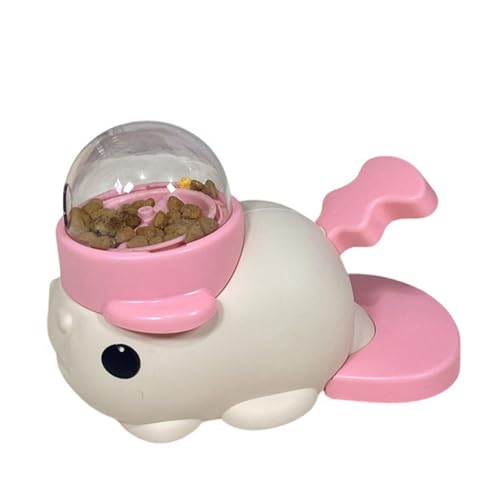 Oxtxuzdm Pet Press Leckerlis Spender Spielzeug mit Fisch-Design fördert aktives Spielen kognitive Entwicklung und für Haustier Interaktion Hund Puzzle Feeder Spielzeug von Oxtxuzdm