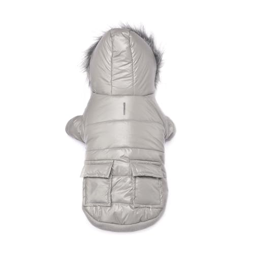 Haustierhundjacken Winterkleidung Für Kleine Warme Mantel Outfit Katzenkleidung wasserdichte Weiche Kostüme Hunde Katzen Winter Winter von Oxxggkao