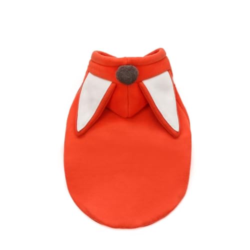 Haustierkleidung für kleine Hunde und Katzen, Yorkshire, Chihuahua, Füchse, Ohren, Kapuzenjacke, Winter, warme Kleidung, Hundekleidung für Mädchen von Oxxggkao